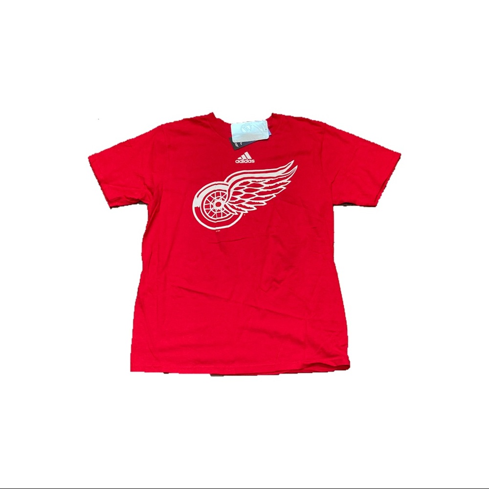 Detroit Red Wings Adidas Logo Men’s Shirt Medium